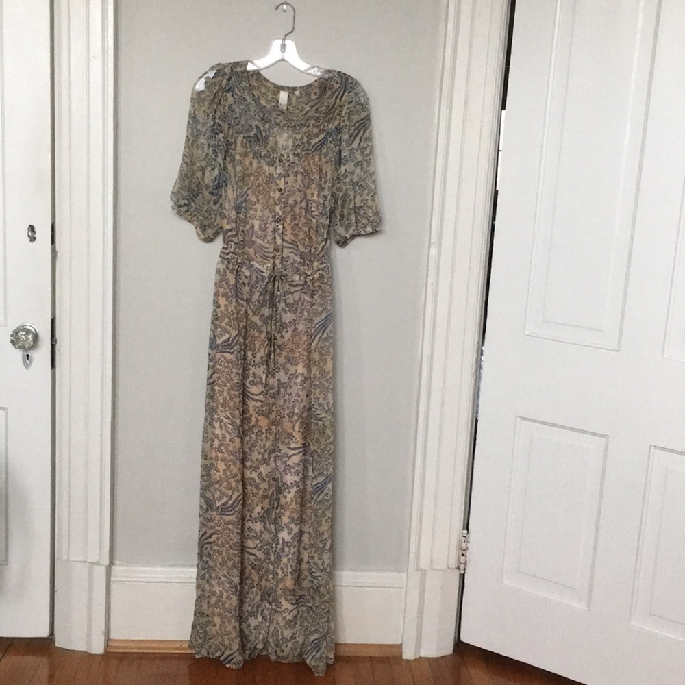 Vintage Anthropologie Buttondown Maxi